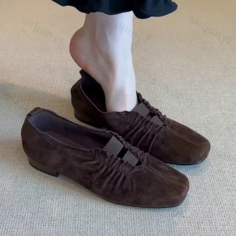 Vintage Outdoor Fashion - スクエアトゥ レディース メリージェーンシューズ 2025 秋新作 快適