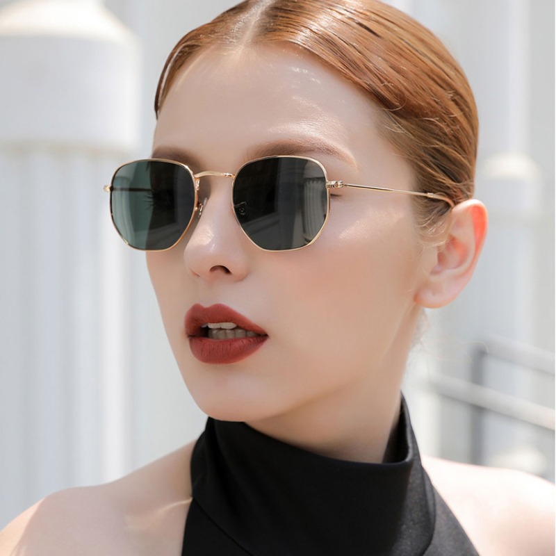 Vintage Fashion Enthusiasts - ラウンド型パンクサングラス メンズ ラグジュアリーブランド デザイナー レトロサングラス レディース