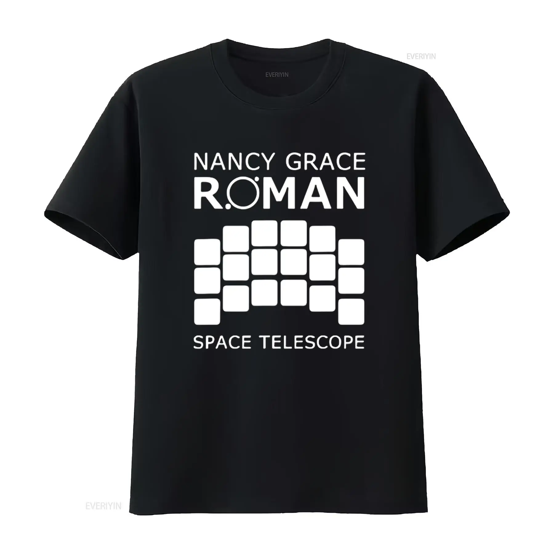 Vintage Fashion Jersey - Ngrst ナンシー・グレイス・ローマ宇宙望遠鏡ロゴ T シャツヴィンテージウォッシュドソフトユニセックストップ日常着用スタイリッシュなオムファッション