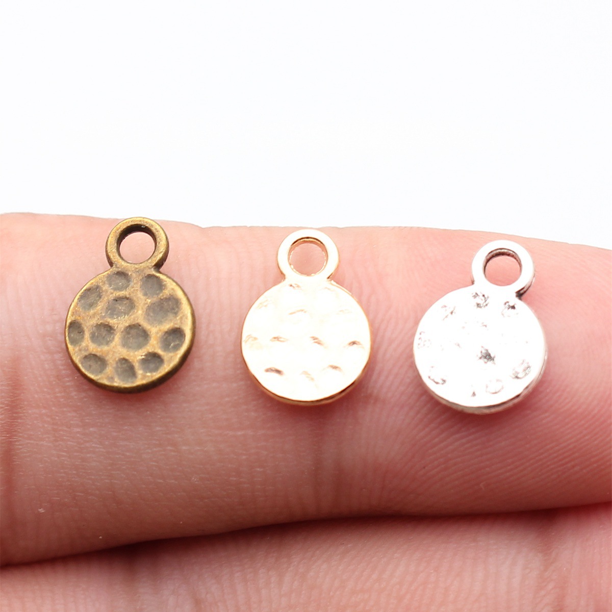 Vintage Fashion Stores - WYSIWYG 40個 11x8mm 3色 アンティークブロンズカラー アンティークシルバーカラー