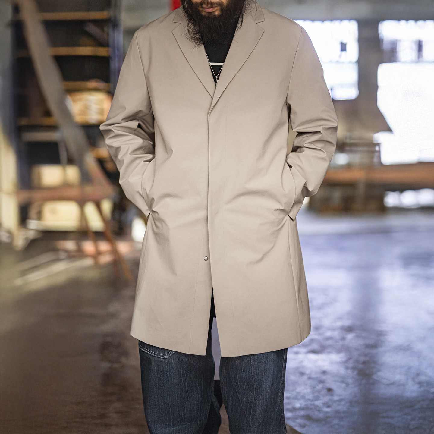 マデン メンズ トレンチコート ブリティッシュスタイル マッ - Vintage Windbreaker Nylon のレビューと価格