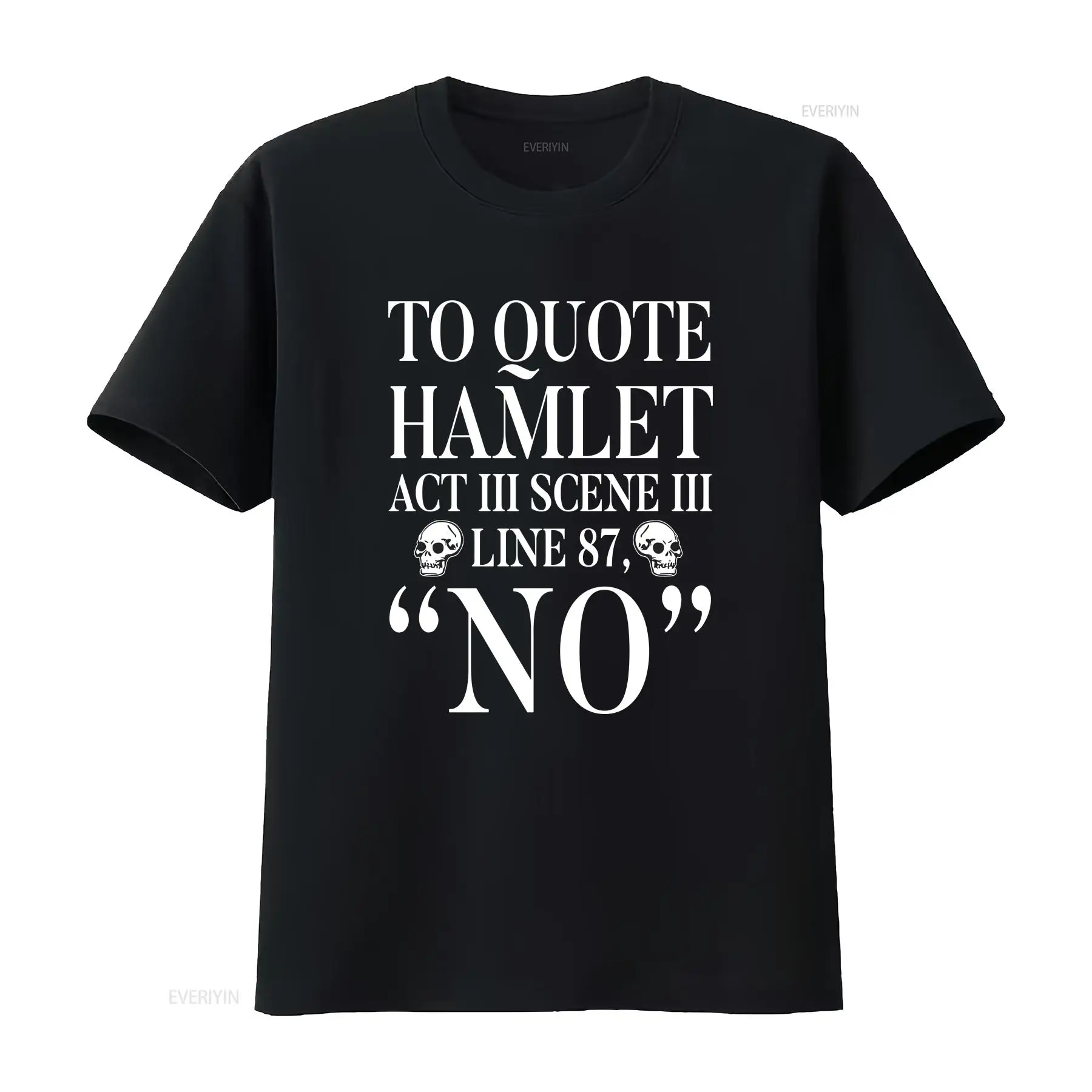 ハムレットを引用したTシャツ シェイクスピア 本愛好家向け  - Vintage Fashion Quotes のレビューと価格