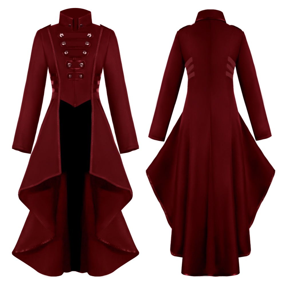 ゴシック海賊ドレスハロウィンコスチューム女性ヴィンテージガウ - Vintage Fashion Dresses のレビューと価格