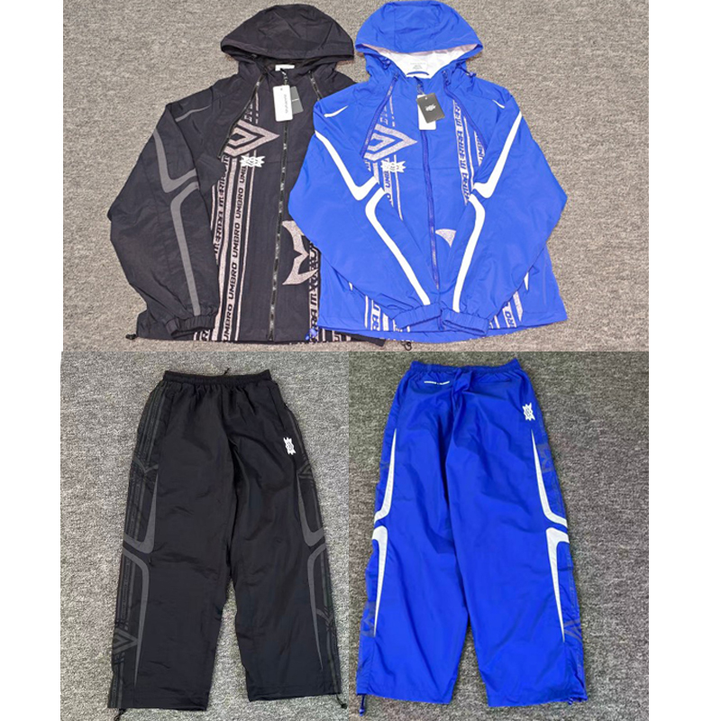 メンズ Y2K ブルーストライプ MERTRA フード付きウ - Vintage Windbreaker Nylon のレビューと価格