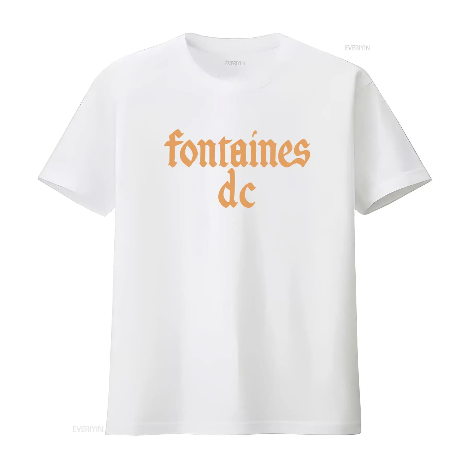 フォンテーヌ D C 'ゴシック ロゴ' ブラック T シャ - Vintage Fashion Jersey のレビューと価格