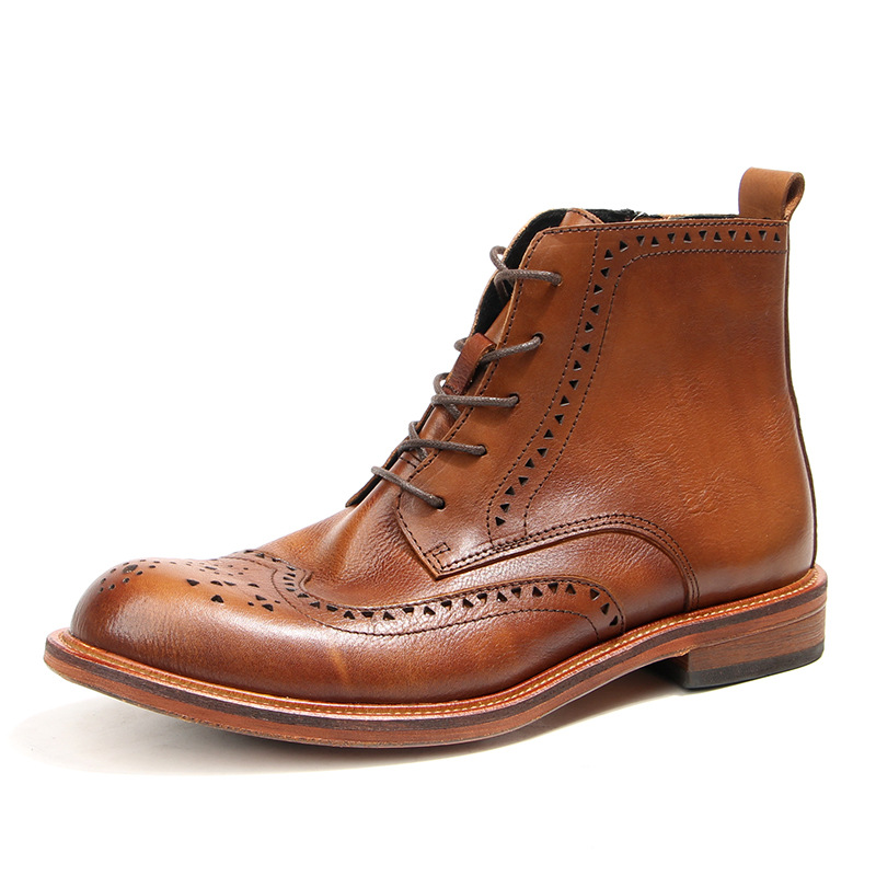 ヴィンテージメンズアンクルチェルシーブーツ高級本革 2025 - Vintage Outdoor Fashion のレビューと価格