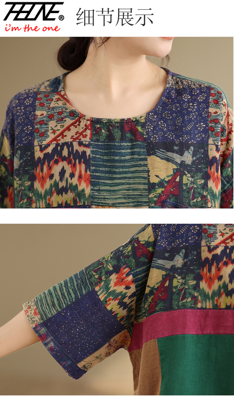 THHONE プラスサイズのファッション夏の女性のブラウスコ - Vintage Fashion Jersey のレビューと価格