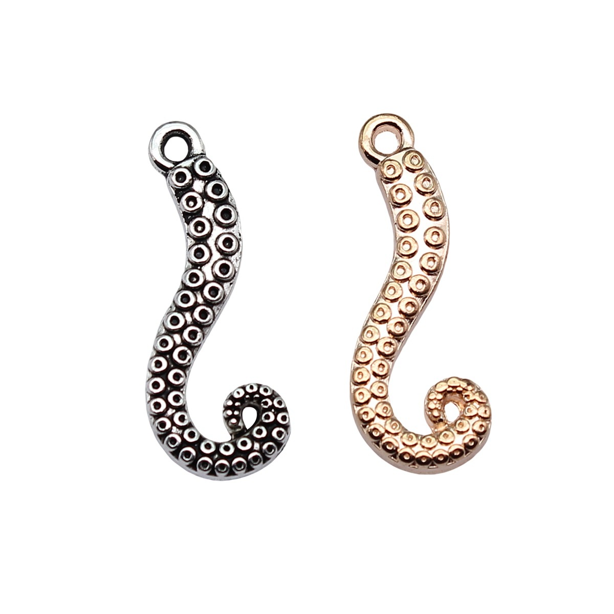 WYSIWYG 20個 26x10mm 4色 タコの足チャー - Vintage Fashion Stores のレビューと価格