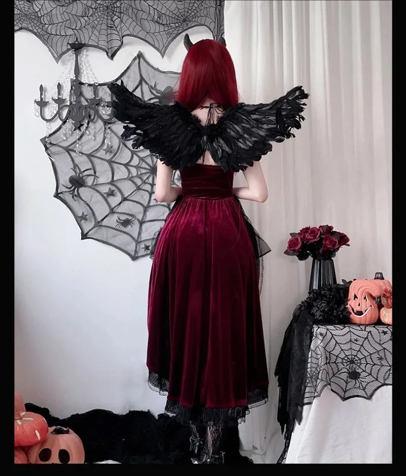 Y2K風のゴシック・ヴィクトリア朝風ヴァンパイア・ブライドド - Vintage Fashion Dresses のレビューと価格