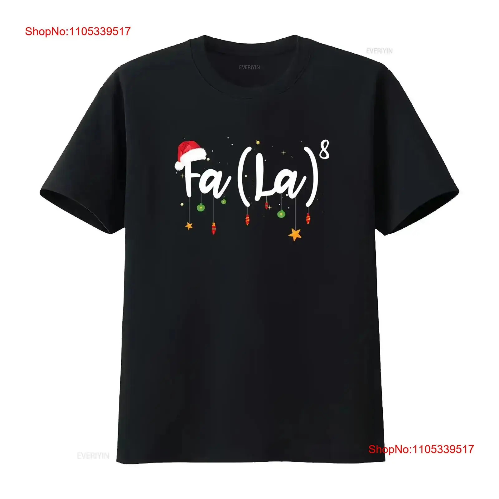 FA LA 8 面白いクリスマス T シャツ サンタ数学フォ - Vintage Fashion La のレビューと価格