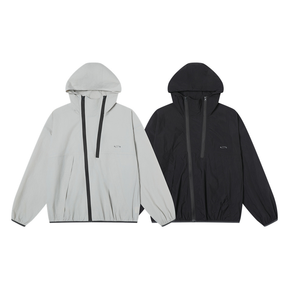 ヴィンテージフード付きウインドブレーカーメンズ夏サファリスタ - Vintage Windbreaker Nylon のレビューと価格