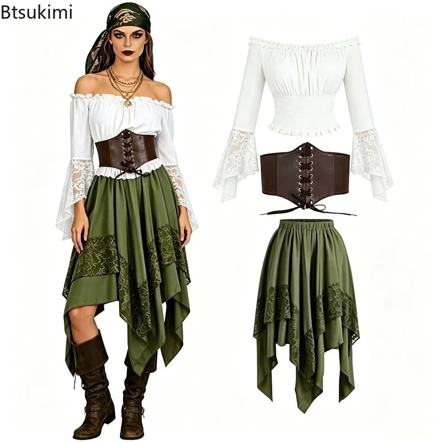 ハロウィン ルネサンス アシンメトリー フェアリーテール ス - Vintage Fashion Dresses のレビューと価格
