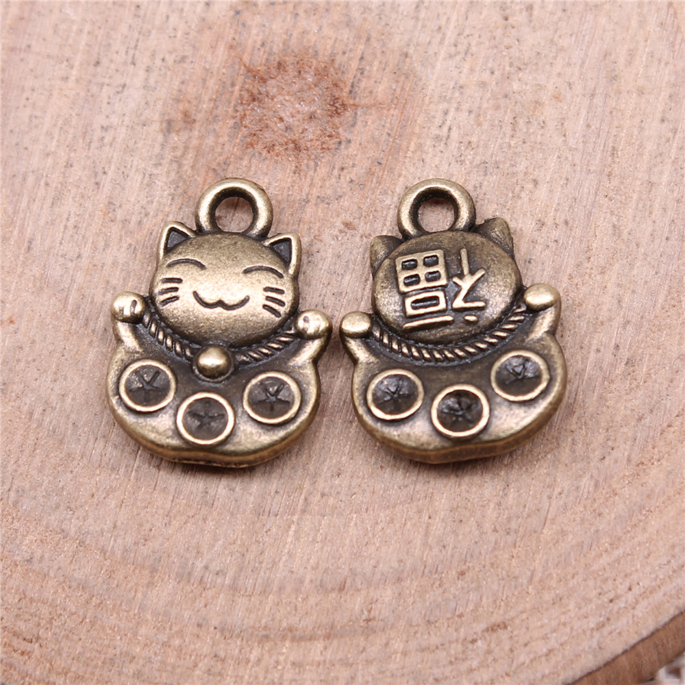 10 個 15 × 11 ミリメートル 3 色アンティークシ - Vintage Fashion Stores のレビューと価格